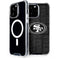 NFL San Franciso 49ers Black & White iPhone 15 Pro Max MagSafe Case