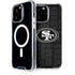 NFL San Franciso 49ers Black & White iPhone 15 Pro Max MagSafe Case