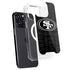 NFL San Franciso 49ers Black & White iPhone 15 Pro Max MagSafe Case