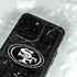 NFL San Franciso 49ers Black & White iPhone 14 Pro Max Waterproof Case