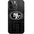 NFL San Franciso 49ers Black & White iPhone 14 Pro Skin