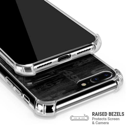 NFL San Franciso 49ers Black & White iPhone 7/8 Plus Clear Case