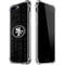 NFL San Franciso 49ers Black & White iPhone 7/8 Plus Clear Case