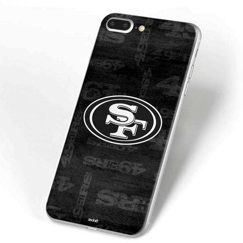 NFL San Franciso 49ers Black & White iPhone 7 Plus Skin