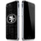 NFL San Franciso 49ers Black & White iPhone SE (2nd & 3rd Gen) Clear Case