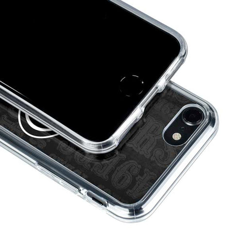 NFL San Franciso 49ers Black & White iPhone SE (2nd & 3rd Gen) Clear Case