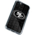 NFL San Franciso 49ers Black & White iPhone SE (2nd & 3rd Gen) Clear Case
