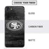 NFL San Franciso 49ers Black & White iPhone SE (2nd & 3rd Gen) Skin