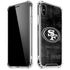 NFL San Franciso 49ers Black & White iPhone X/XS Clear Case