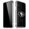 NFL San Franciso 49ers Black & White iPhone XR Clear Case