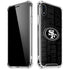 NFL San Franciso 49ers Black & White iPhone XR Clear Case