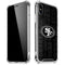NFL San Franciso 49ers Black & White iPhone XS Max Clear Case