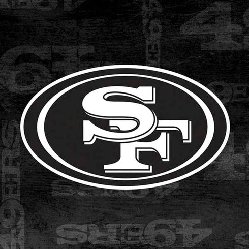 NFL San Franciso 49ers Black & White iPhone XS Skin