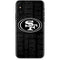 NFL San Franciso 49ers Black & White iPhone XS Skin
