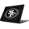 NFL San Franciso 49ers Black & White Apple MacBook Skin