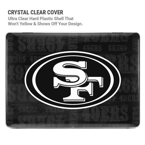 NFL San Franciso 49ers Black & White MacBook Air 13in M1 (2021) Case plus Skin