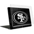 NFL San Franciso 49ers Black & White MacBook Air 15in (2023-2025) Case plus Skin