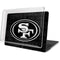 NFL San Franciso 49ers Black & White MacBook Pro 13in (2020) Case plus Skin