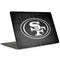 NFL San Franciso 49ers Black & White Apple MacBook Pro 15-inch Skin