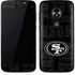 NFL San Franciso 49ers Black & White Moto E5 Play Skin