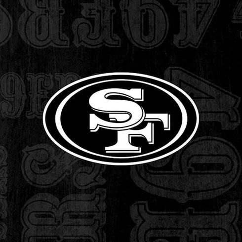 NFL San Franciso 49ers Black & White Moto E5 Play Skin