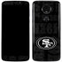NFL San Franciso 49ers Black & White Moto E5 Plus Skin