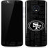 NFL San Franciso 49ers Black & White Moto G6 Skin
