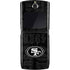 NFL San Franciso 49ers Black & White Motorola RAZR Skin