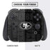 NFL San Franciso 49ers Black & White Nintendo Switch Bundle Skin