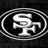 NFL San Franciso 49ers Black & White Notebook 9 Pro 13in (2017) Skin