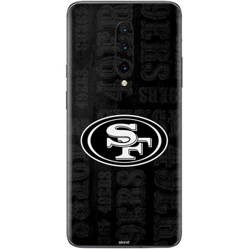 NFL San Franciso 49ers Black & White OnePlus 7 Pro Skin