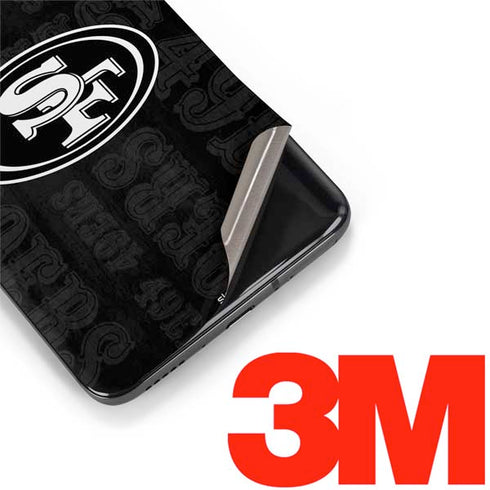 NFL San Franciso 49ers Black & White OnePlus 7 Pro Skin