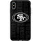 NFL San Franciso 49ers Black & White Otterbox Symmetry iPhone Skin