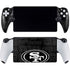 NFL San Franciso 49ers Black & White PlayStation Portal Remote Player Skin