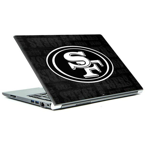 NFL San Franciso 49ers Black & White Portege Z30t/Z30t-A Skin