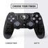 NFL San Franciso 49ers Black & White PS4 Controller Skin