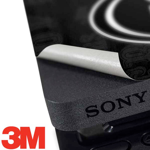 NFL San Franciso 49ers Black & White PS4 Slim Bundle Skin