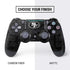NFL San Franciso 49ers Black & White PS4 Slim Bundle Skin