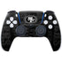 NFL San Franciso 49ers Black & White PS5 Controller Skin