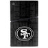 NFL San Franciso 49ers Black & White PS5 Slim Disk Console Skin