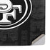 NFL San Franciso 49ers Black & White PS5 Slim Disk Console Skin