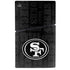 NFL San Franciso 49ers Black & White PS5 Slim Digital Edition Console Skin