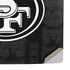 NFL San Franciso 49ers Black & White PS5 Slim Digital Edition Console Skin