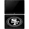 NFL San Franciso 49ers Black & White Surface Go Skin