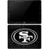NFL San Franciso 49ers Black & White Surface Go Skin