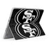 NFL San Franciso 49ers Black & White Surface Go Skin