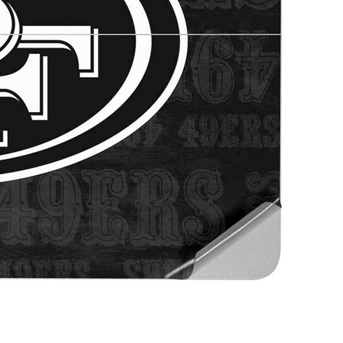 NFL San Franciso 49ers Black & White Surface Laptop Studio Skin