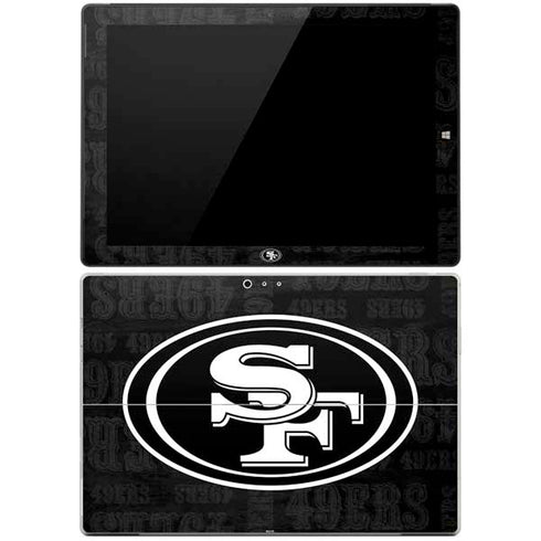 NFL San Franciso 49ers Black & White Surface Pro 3 Skin