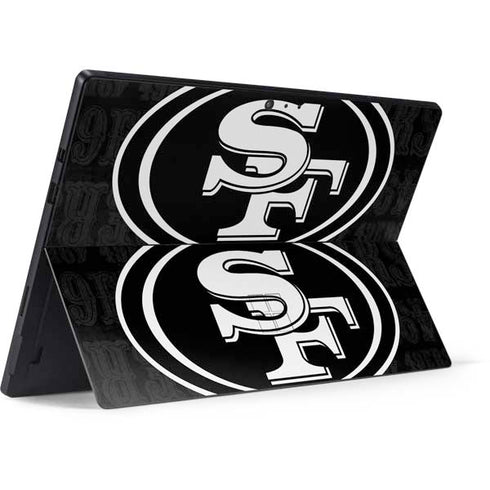 NFL San Franciso 49ers Black & White Surface Pro 6 Skin