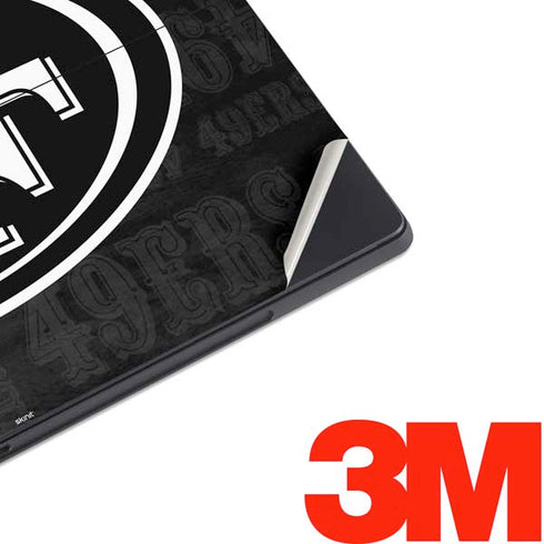 NFL San Franciso 49ers Black & White Surface Pro 6 Skin